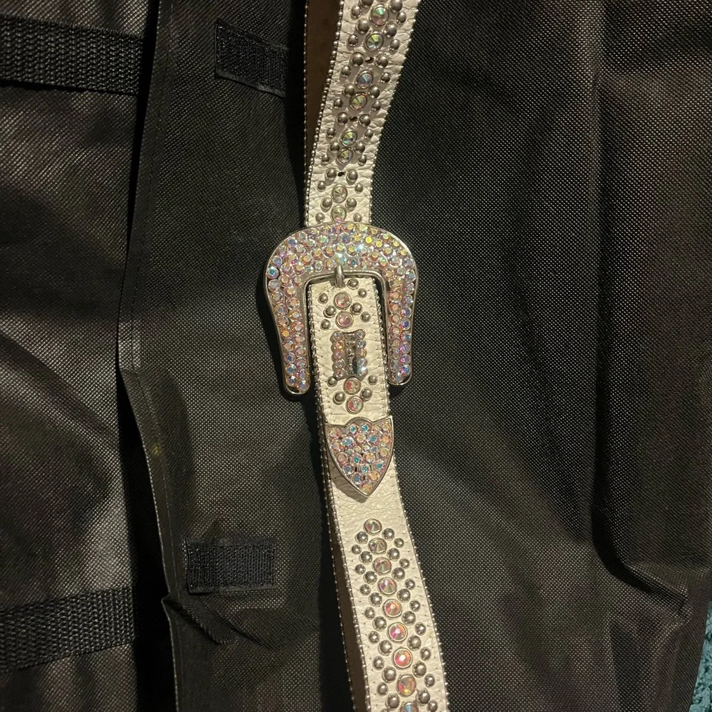 B.B. Simon Multicolor Crystal Belt - Picture 1 of 5